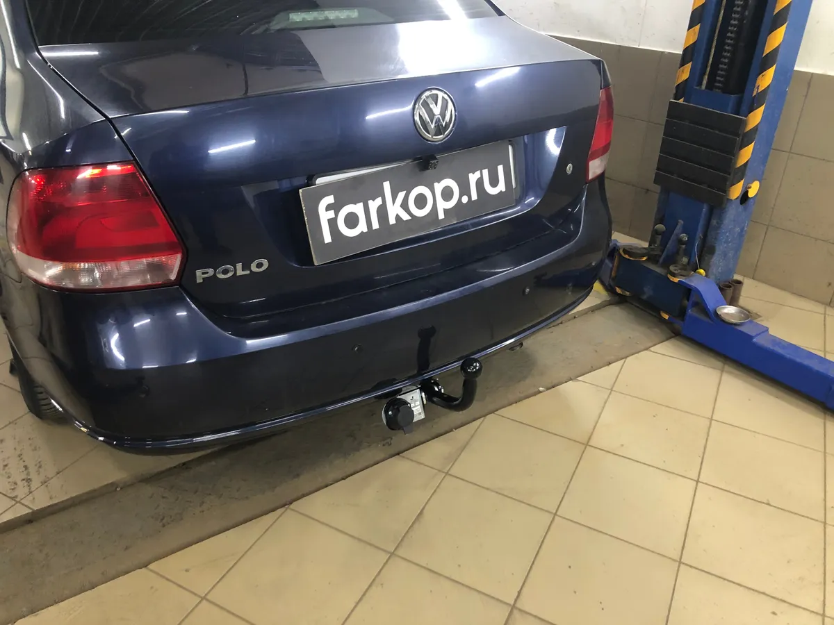 Фаркоп Лидер Плюс для Volkswagen Polo (седан) 2010-2020 V125-A в Москва Фаркоп Лидер Плюс для Volkswagen Polo (седан) 2010-2020 V125-A в Москва