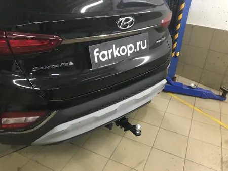 Фаркоп Лидер Плюс для Hyundai Santa Fe 2018-2022 Арт. H230-E H230-E в Москва