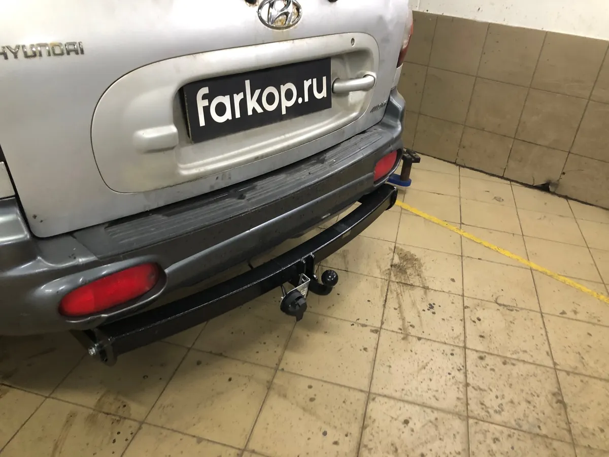 Фаркоп Лидер Плюс для Hyundai Santa Fe 2001-2006 H205-A в Москва Фаркоп Лидер Плюс для Hyundai Santa Fe 2001-2006 H205-A в Москва