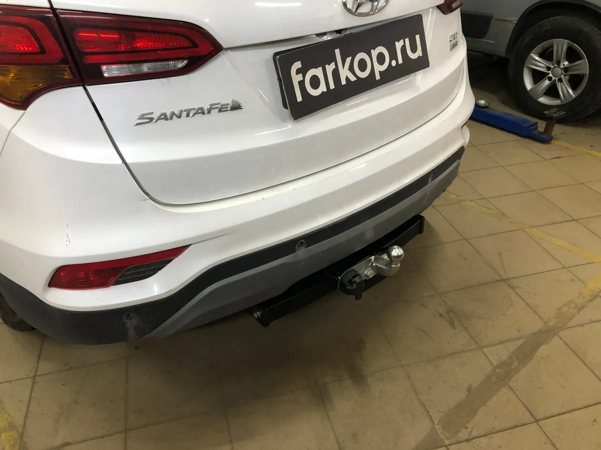 Фаркоп Лидер Плюс для Hyundai Santa Fe 2012-2018 H224-F в Москва