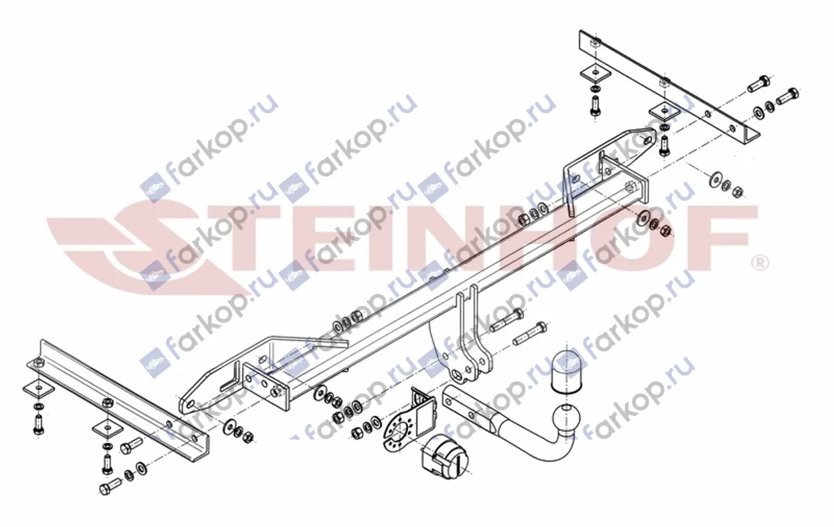 Фаркоп Steinhof для Chevrolet Orlando 2011-2015 C-288 в 