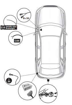 Электрика фаркопа Hak-System (7 pin) для Skoda Superb 2015- 12500601 в 