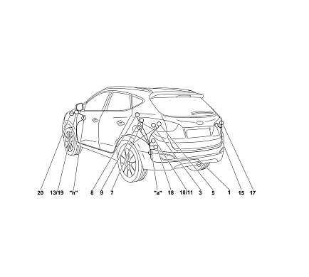 Электрика фаркопа Westfalia (7 pin) для Hyundai ix35 2010-2015 346049300107 в 