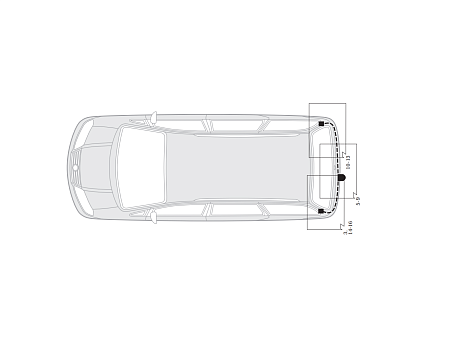 Электрика фаркопа Hak-System (13 pin) для Volkswagen Sharan 1997-2000 21500006 в 