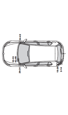 Электрика фаркопа RamredAC (7-полюсная) Audi A3 2012- для авто с подготовкой 425007-T в 