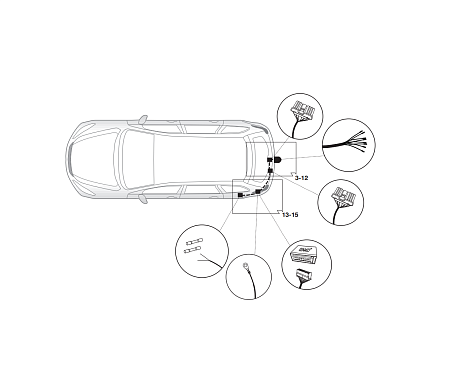 Электрика фаркопа Hak-System (7 pin) для Kia Optima 2016- 16100561 в 