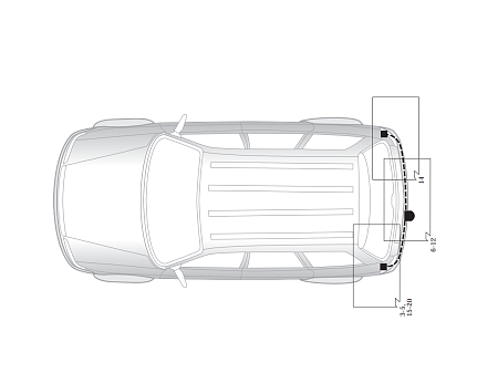 Электрика фаркопа Hak-System (7 pin) для Audi A6 1998-2005 16010500 в 