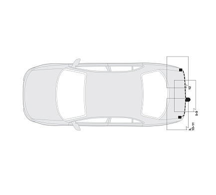 Электрика фаркопа Hak-System (7 pin) для Toyota Avensis 2003-2008 16250504 в 