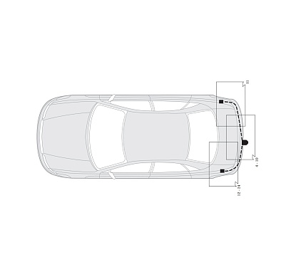 Электрика фаркопа Hak-System (13 pin) для Skoda Fabia 2000-2007 26220502 в 