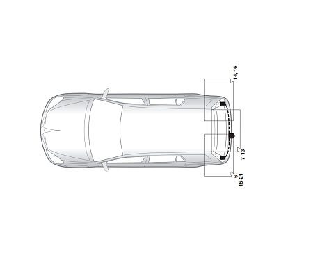 Электрика фаркопа Hak-System (7 pin) для Mitsubishi Lancer 2003-2007 16130505 в 