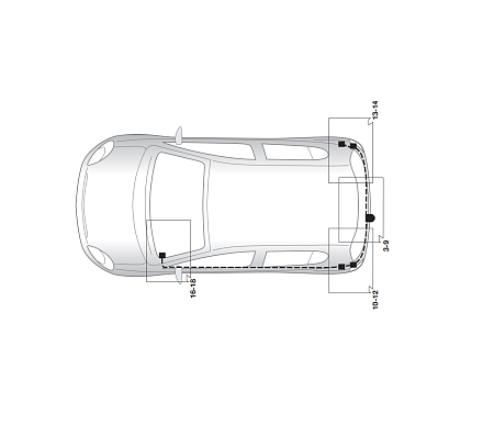 Электрика фаркопа Hak-System (13 pin) для Nissan Note 2006-2013 21140509 в 