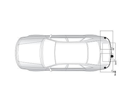 Электрика фаркопа Hak-System (13 pin) для Audi A6 1997-2004 26010501 в 