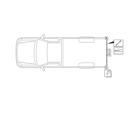 Электрика фаркопа Brink (7 pin) для Toyota Hilux 2005-2010 753931 в 