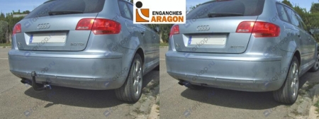 Фаркоп Aragon для Audi A3 (sportback) 2004-2008 E0402BV в 