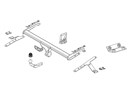 Фаркоп Brink для Toyota Avensis 2003-2009 438300 в 