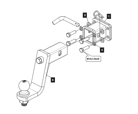 Фаркоп TowRus для Haval H9 2014- 289244 в 