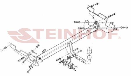 Фаркоп Steinhof для Mazda CX-5 2011-2017 M-032 в 