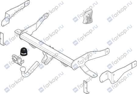 Фаркоп Brink для Chevrolet Captiva 2006-2013 461800 в 