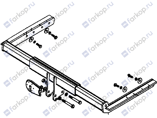 Фаркоп Oris для Ford Focus (седан, хетчбек) 1998-2005 3936-A в 