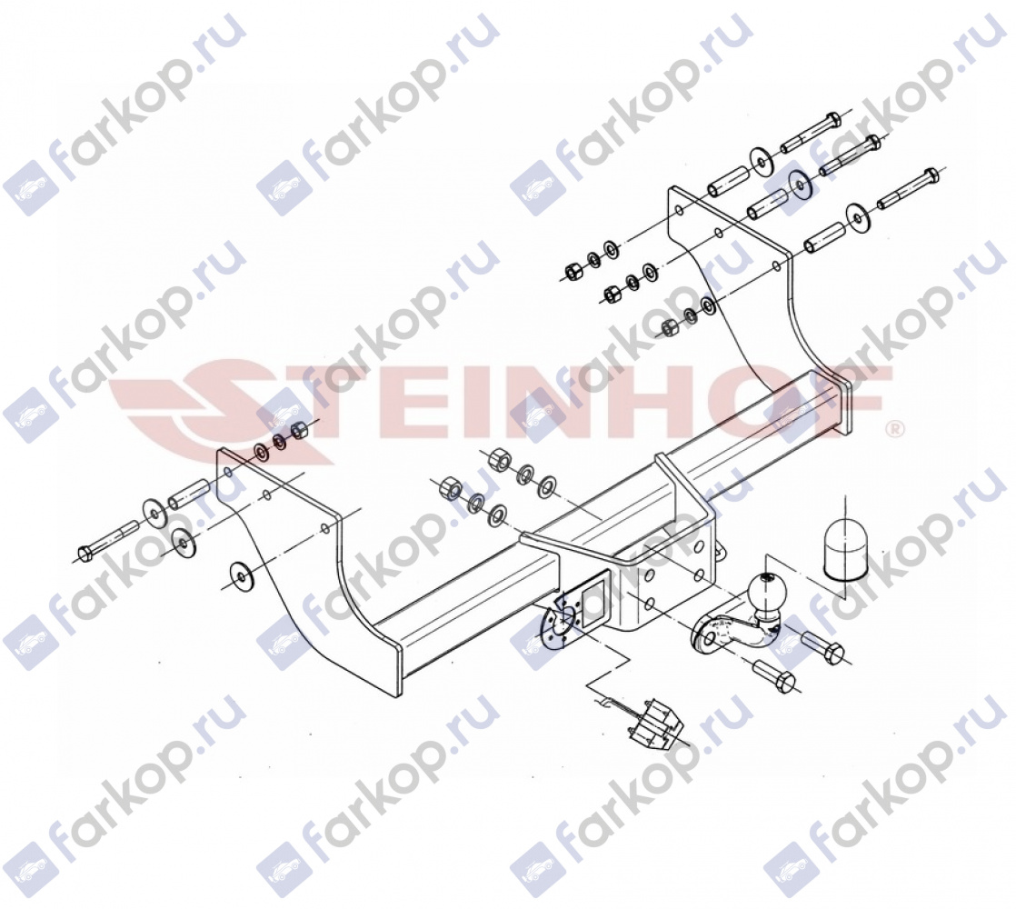 Фаркоп Steinhof для Ford Transit 2000-2014 F-299/1 в 