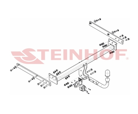 Фаркоп Steinhof для Ford Kuga 2008-2012 F-275 в 