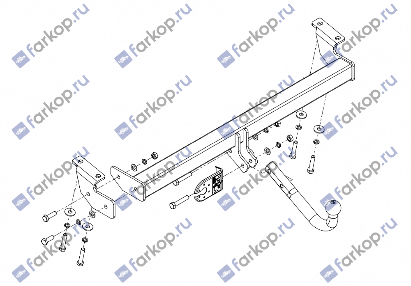 Фаркоп Imiola для Chevrolet Viva 2004-2008 O.007 в 