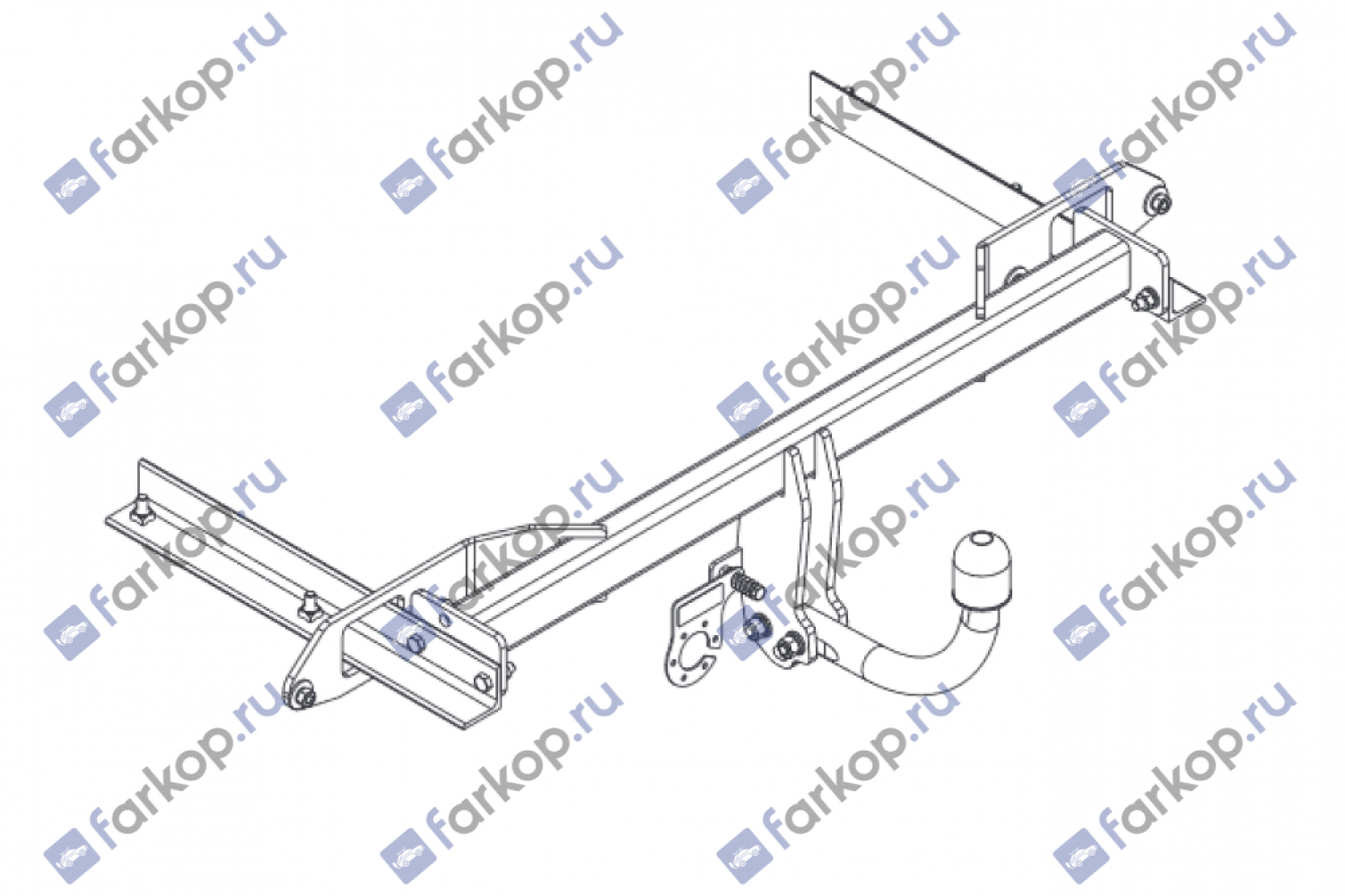 Фаркоп Auto-Hak для Chevrolet Cruze 2009-2015 X 23 в 