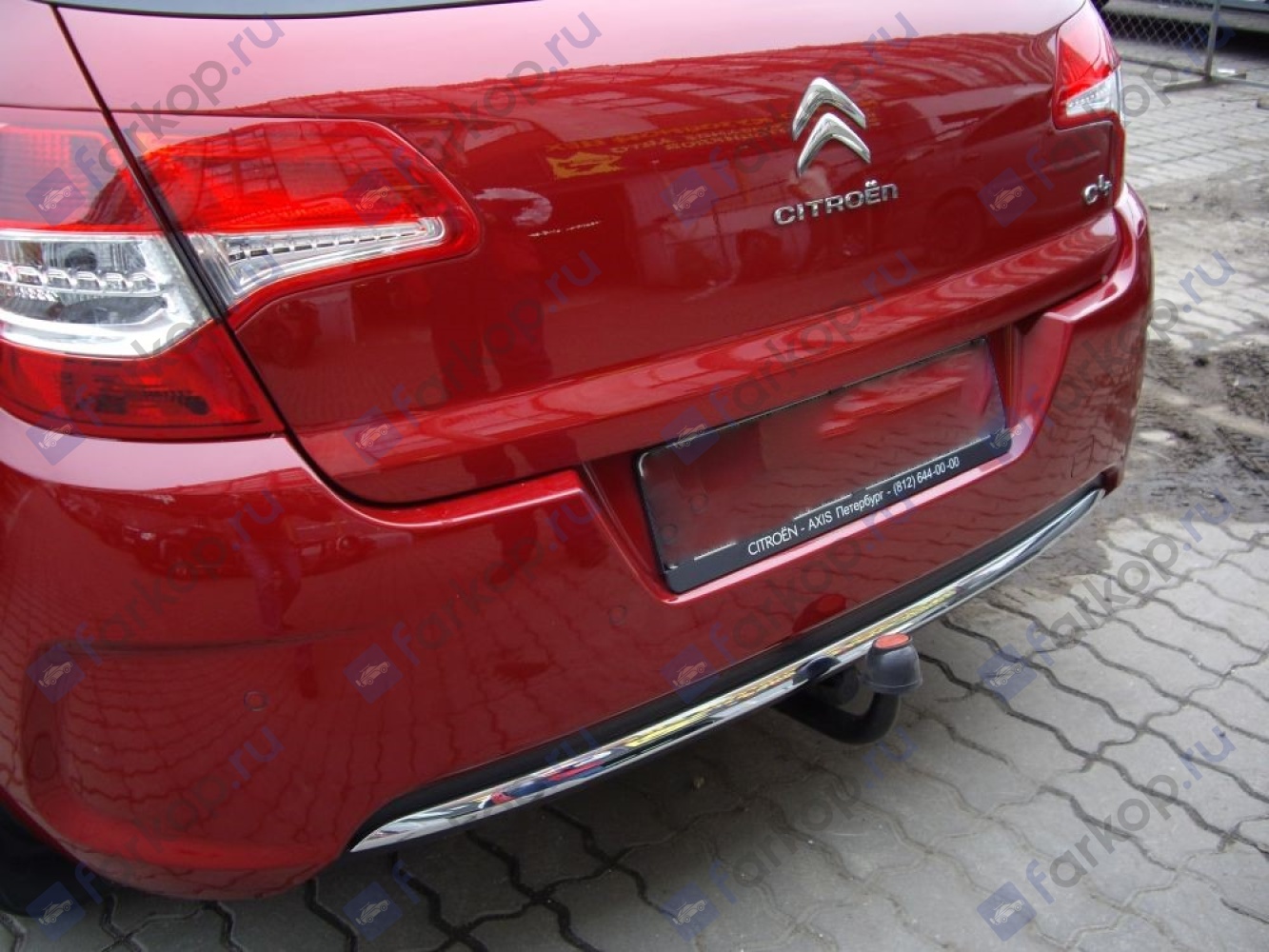 Фаркоп Aragon для Citroen C4 (хетчбек) 2010-2015 E1224AA в 